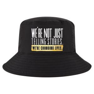 Not Just Telling Stories Were Changing Lives Dhar Mann Fam Cool Comfort Performance Bucket Hat