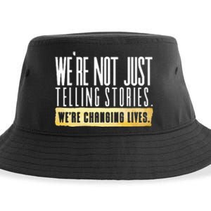 Not Just Telling Stories Were Changing Lives Dhar Mann Fam Sustainable Bucket Hat