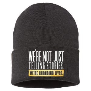 Not Just Telling Stories Were Changing Lives Dhar Mann Fam Sustainable Knit Beanie