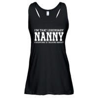 Nanny Job Title Employee Ladies Essential Flowy Tank