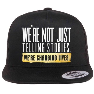 Not Just Telling Stories Were Changing Lives Dhar Mann Fam Flatbill Hat