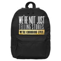 Not Just Telling Stories Were Changing Lives Dhar Mann Fam 16 in Basic Backpack