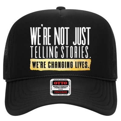 Not Just Telling Stories Were Changing Lives Dhar Mann Fam Trucker Hat
