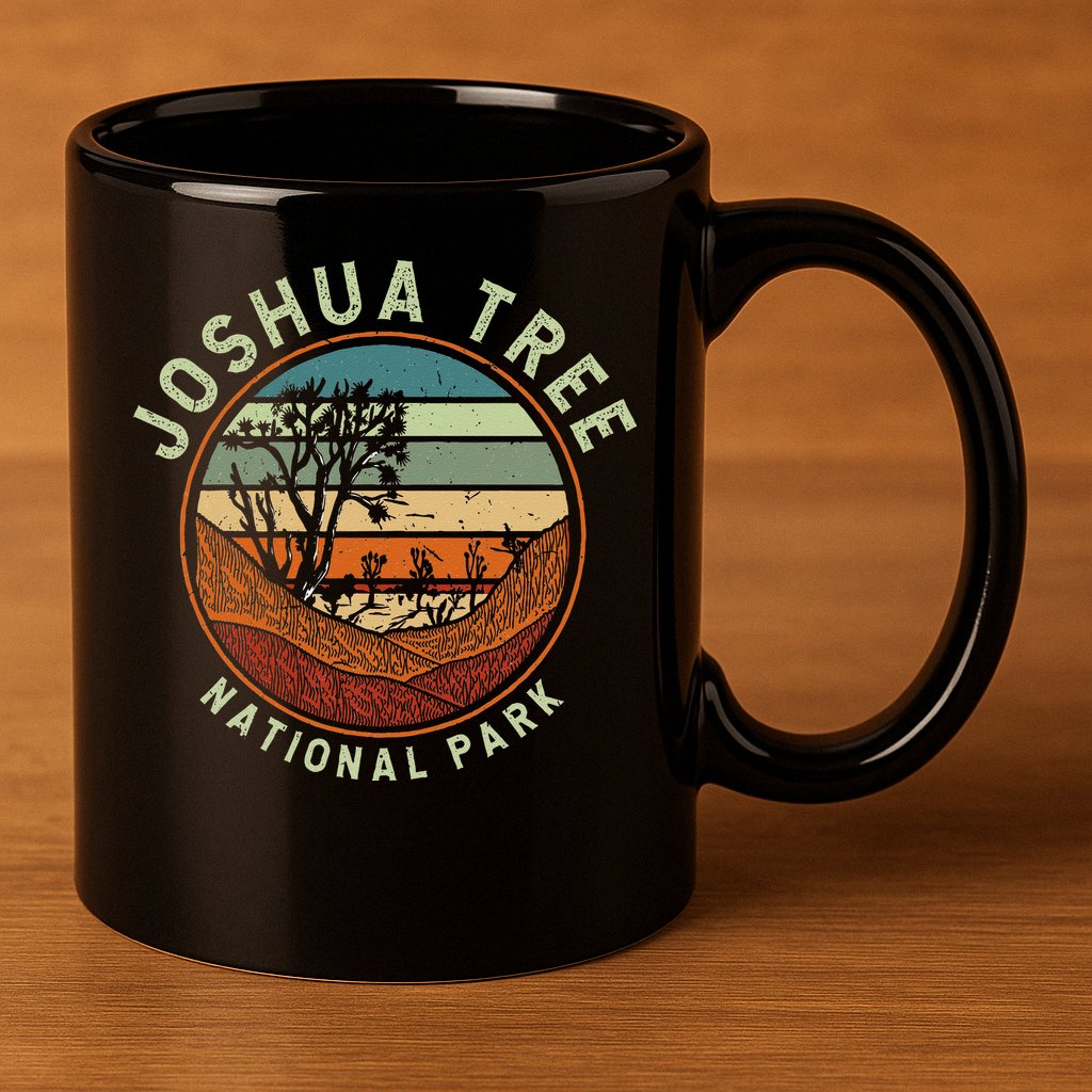 Nature Joshua Tree National Park Vacation 11oz C Handle Ceramic Mug