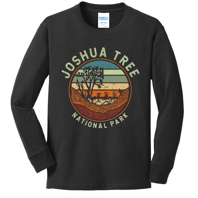 Nature Joshua Tree National Park Vacation Kids Long Sleeve Shirt