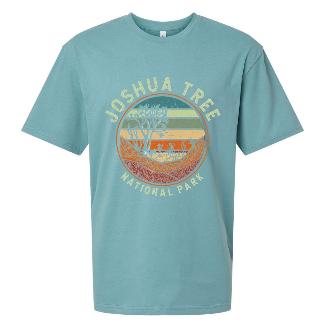 Nature Joshua Tree National Park Vacation Sueded Cloud Jersey T-Shirt