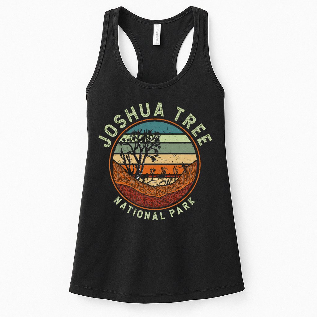 Nature Joshua Tree National Park Vacation Womens Tank Top