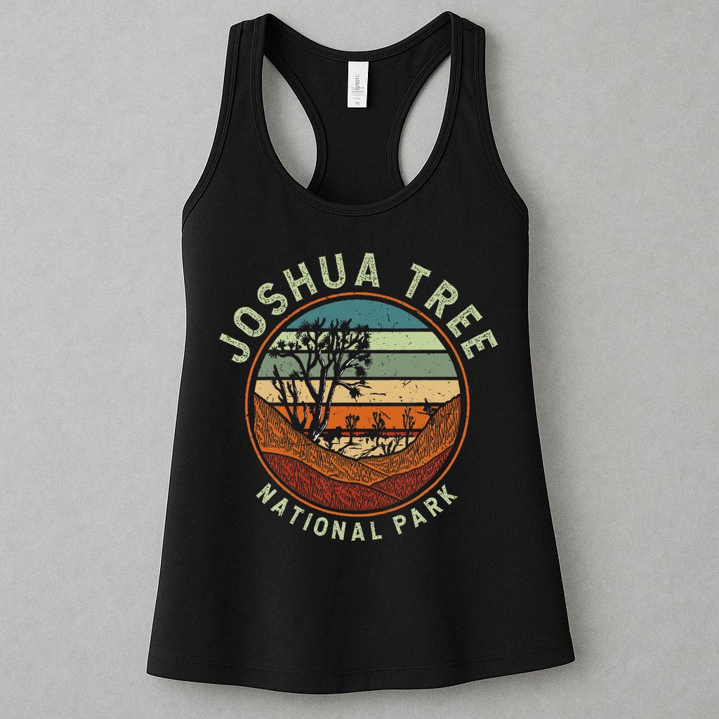 Nature Joshua Tree National Park Vacation Womens Tank Top