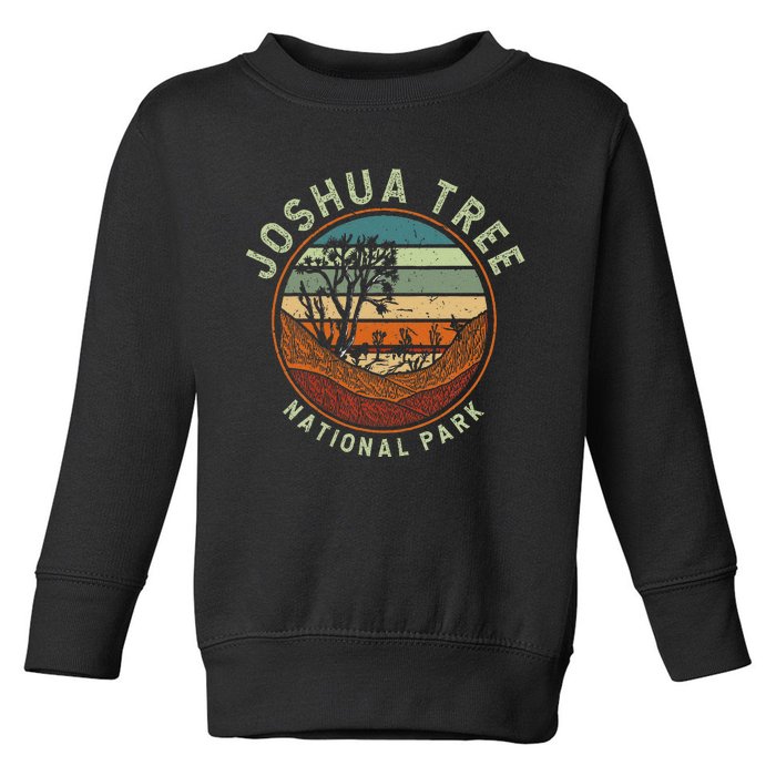 Nature Joshua Tree National Park Vacation Toddler Sweatshirt