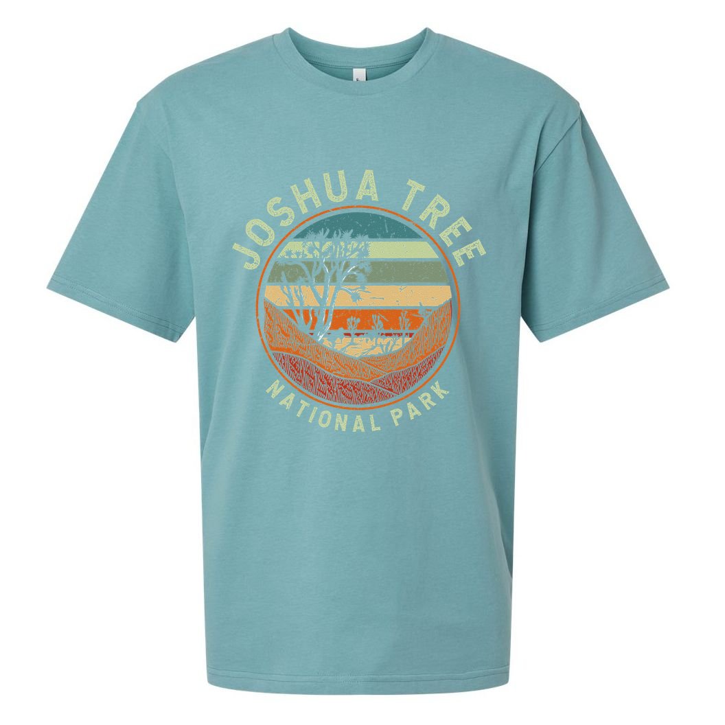 Nature Joshua Tree National Park Vacation Sueded Cloud Jersey T-Shirt