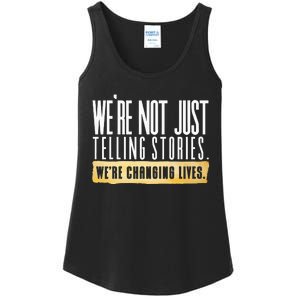 Not Just Telling Stories Were Changing Lives Dhar Mann Fam Ladies Essential Tank