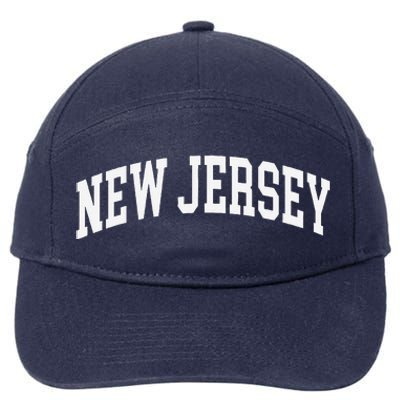 New Jersey Throwback Design Classic 7-Panel Snapback Hat