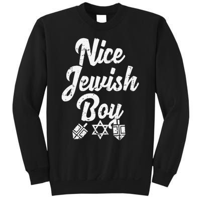 Nice Jewish Ugly Hanukkah Sweater Chanukah Jew Gift  Sweatshirt