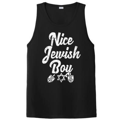 Nice Jewish Ugly Hanukkah Sweater Chanukah Jew Gift  PosiCharge Competitor Tank