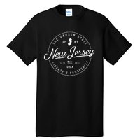 New Jersey Us State Travel Vacation Shirts Nj Usa Tall T-Shirt