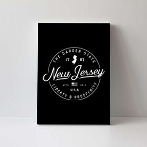 New Jersey Us State Travel Vacation Shirts Nj Usa Canvas