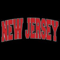 New Jersey Usa State Nj Varsity Style Vintage Sports Doggie Tank