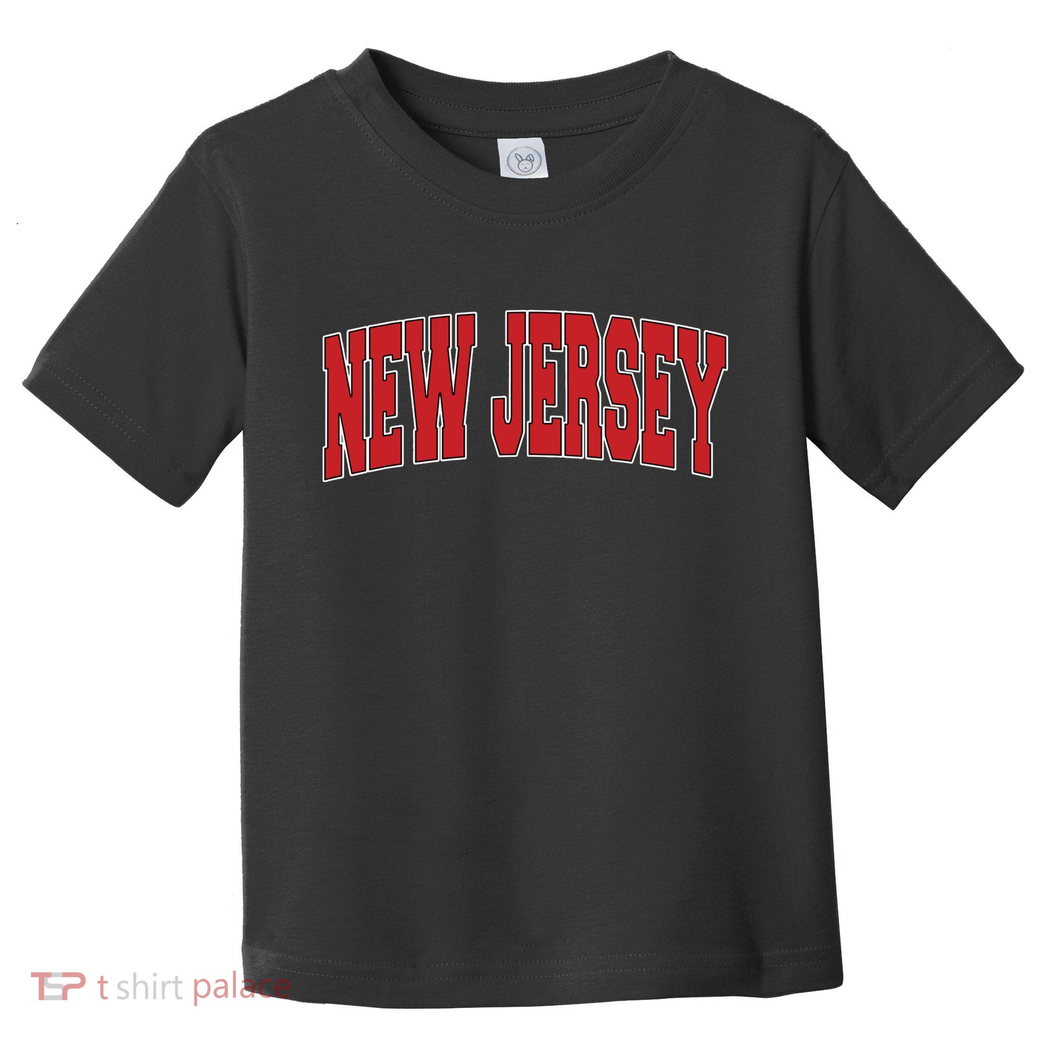 New Jersey Usa State Nj Varsity Style Vintage Sports Toddler T-Shirt