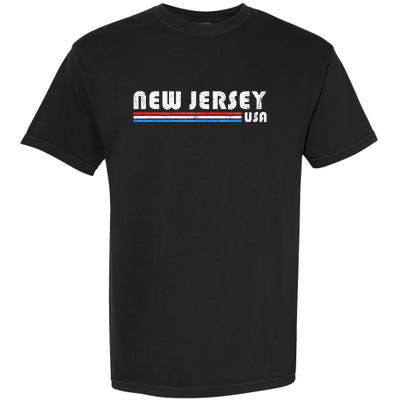 New Jersey Usa Retro Vintage State Garment-Dyed Heavyweight T-Shirt