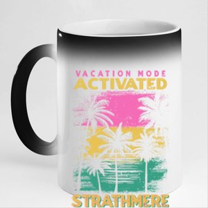 New Jersey Vacation Mode Activated Strathmere Great Gift 11oz Black Color Changing Mug