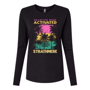 New Jersey Vacation Mode Activated Strathmere Great Gift Womens Cotton Relaxed Long Sleeve T-Shirt