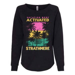 New Jersey Vacation Mode Activated Strathmere Great Gift Womens California Wash Sweatshirt