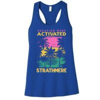 New Jersey Vacation Mode Activated Strathmere Great Gift Women's Racerback Tank