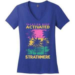 New Jersey Vacation Mode Activated Strathmere Great Gift Women's V-Neck T-Shirt