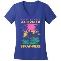 New Jersey Vacation Mode Activated Strathmere Great Gift Women's V-Neck T-Shirt