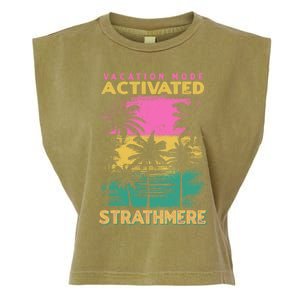 New Jersey Vacation Mode Activated Strathmere Great Gift Garment-Dyed Women's Muscle Tee