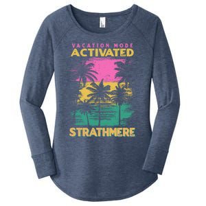 New Jersey Vacation Mode Activated Strathmere Great Gift Women's Perfect Tri Tunic Long Sleeve Shirt