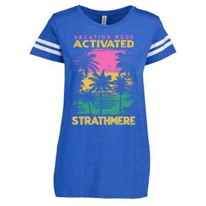 New Jersey Vacation Mode Activated Strathmere Great Gift Enza Ladies Jersey Football T-Shirt