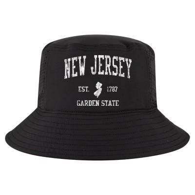 New Jersey Vintage Sports Cool Comfort Performance Bucket Hat