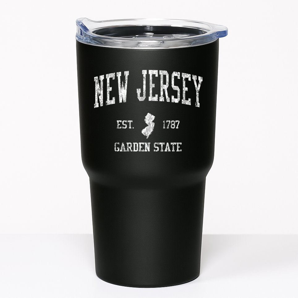 New Jersey Vintage Sports Tumbler