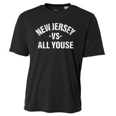 New Jersey Vs All Youse Funny Jersey Slang Cooling Performance Crew T-Shirt