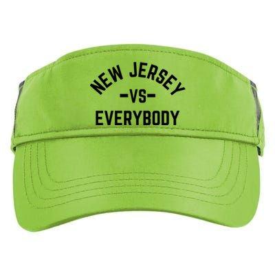 New Jersey Vs Everybody Adult Drive Performance Visor