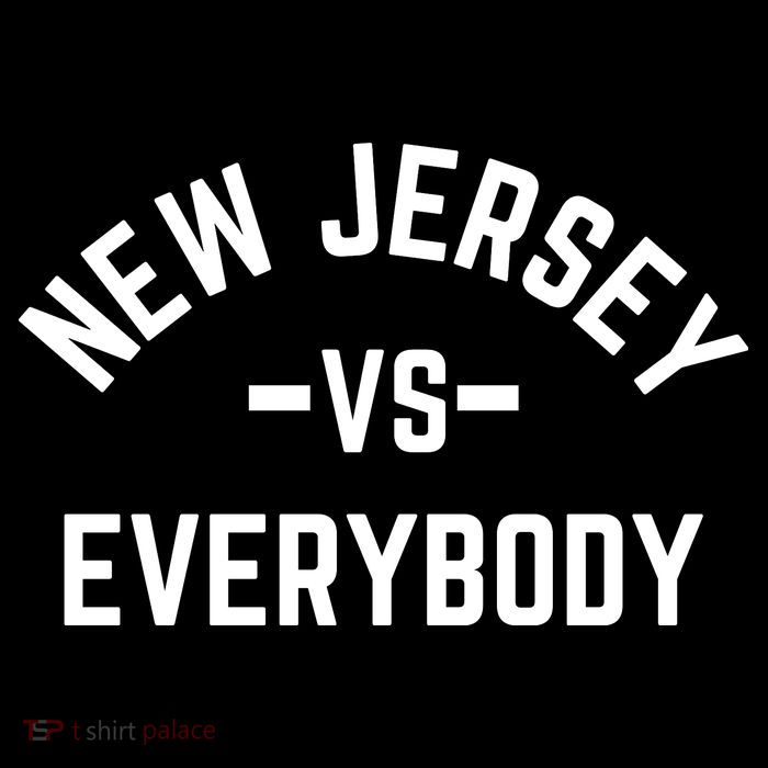 New Jersey Vs Everybody Drawstring Bag
