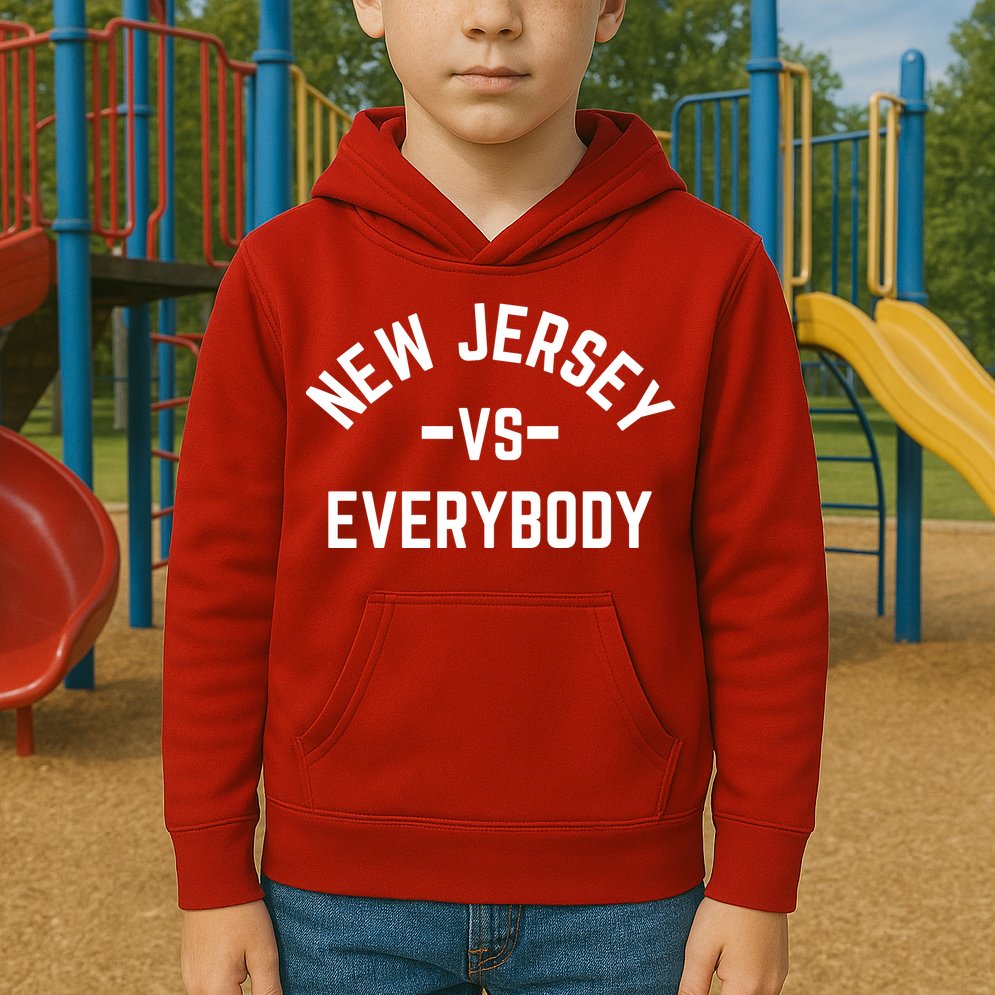New Jersey Vs Everybody Kids Hoodie