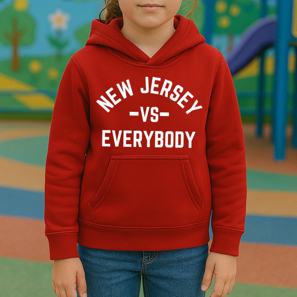 New Jersey Vs Everybody Kids Hoodie
