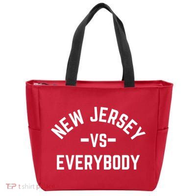 New Jersey Vs Everybody Zip Tote Bag