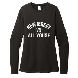 New Jersey Vs All Youse Funny Jersey Slang Womens CVC Long Sleeve Shirt