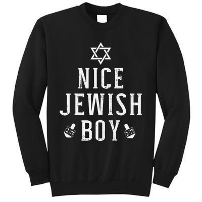 Nice jewish  with dreidel for hanukkah or Bar Mitzvah  Tall Sweatshirt