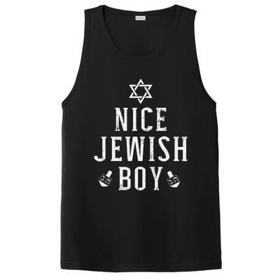 Nice jewish  with dreidel for hanukkah or Bar Mitzvah  PosiCharge Competitor Tank