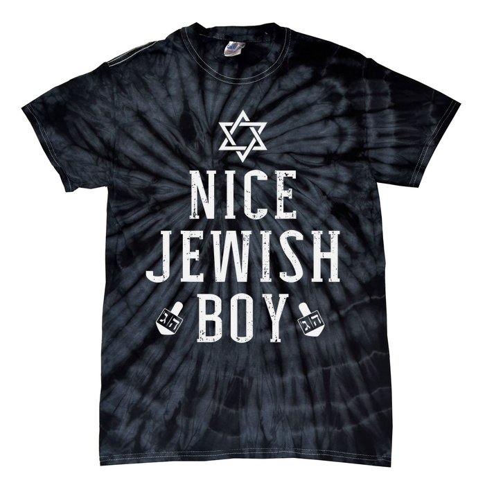 Nice jewish  with dreidel for hanukkah or Bar Mitzvah  Tie-Dye T-Shirt