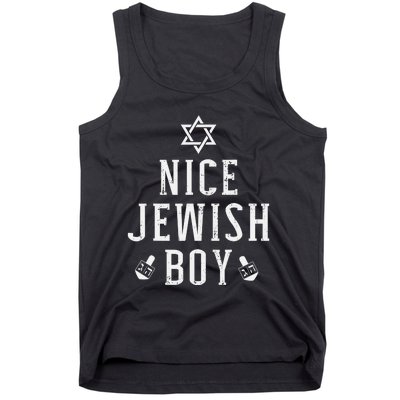 Nice jewish  with dreidel for hanukkah or Bar Mitzvah  Tank Top