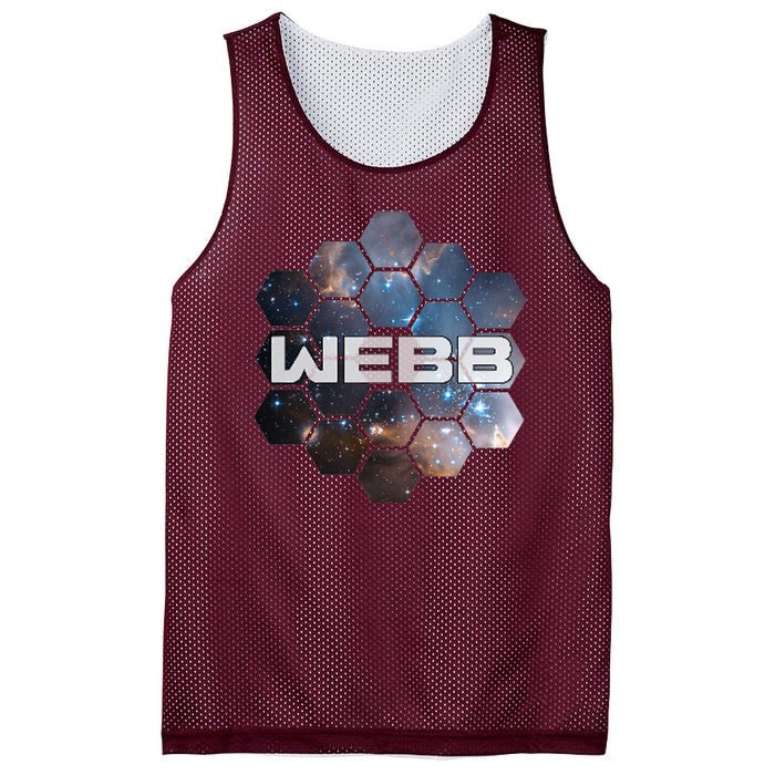 NASA James Webb Space Telescope JWST Mesh Reversible Basketball Jersey Tank