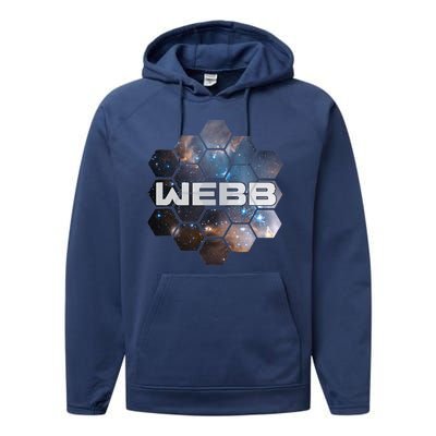 NASA James Webb Space Telescope JWST Performance Fleece Hoodie