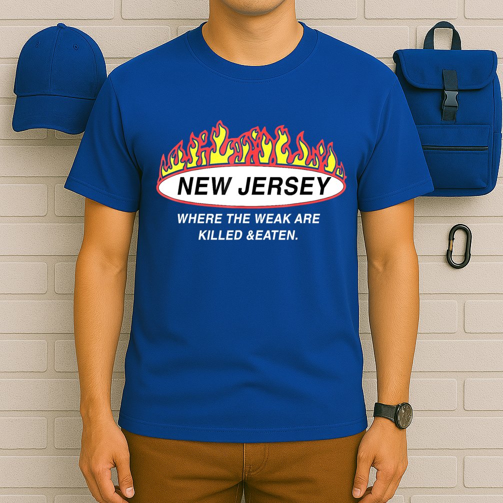 New Jersey Where The Weak Are Ki.l.led And Eaten T-Shirt