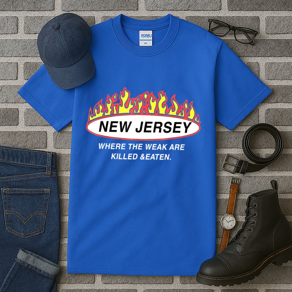 New Jersey Where The Weak Are Ki.l.led And Eaten Tall T-Shirt