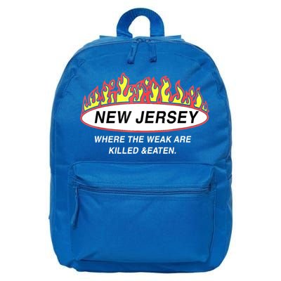 New Jersey Where The Weak Are Ki.l.led And Eaten 16 in Basic Backpack